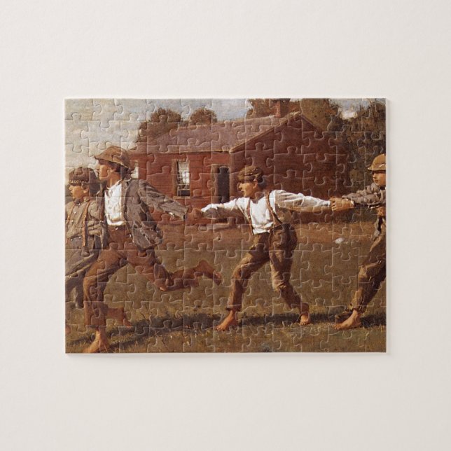 Quebra-cabeça Agarre a obra de arte de Whip', Winslow (Horizontal)