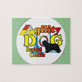 Quebra-cabeça agilidade collie barbuda