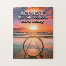 Agir como se o slogan de recuperação pudesse nasce