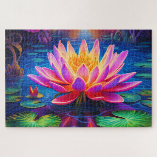 Quebra-cabeça Água Colorida Lily: Serenidade De Pond