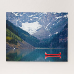 Quebra-cabeça Água Lago Louise — Montanhas Rochosas Canadianas