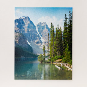 Quebra-cabeça Água Lago Moraine, Canadá