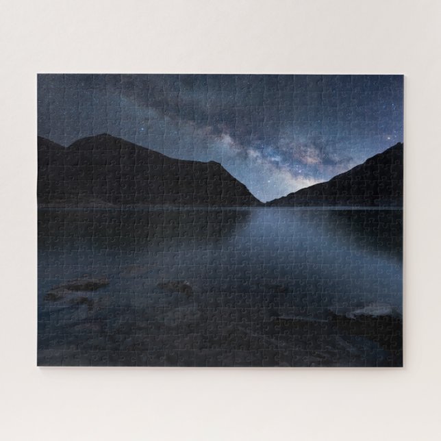 Quebra-cabeça Água | Lakeshore à noite (Horizontal)