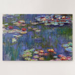 Quebra-cabeça Água Lily Pond, Monet<br><div class="desc">Oscar-Claude Monet (14 de novembro de 1840 - 5 de dezembro de 1926) era pintor francês, fundador da pintura impressionista francesa e o praticante mais consistente e prolífico da filosofia do movimento de expressar as suas percepções antes da natureza, especialmente quando aplicada à pintura da paisagem aérea. O termo "impressionismo"...</div>