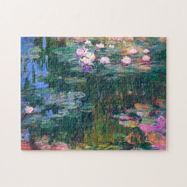 Quebra-cabeça Água Lily Pond Monet Arte Fina (Horizontal)
