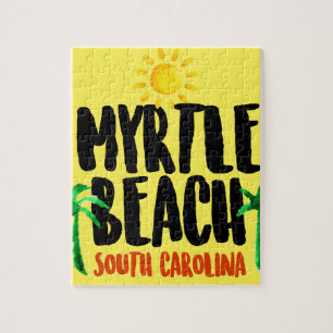 Quebra-cabeça Aguarela de Myrtle Beach