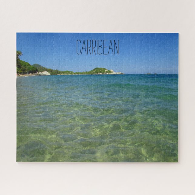 Quebra-cabeça águas caribenhas (Horizontal)