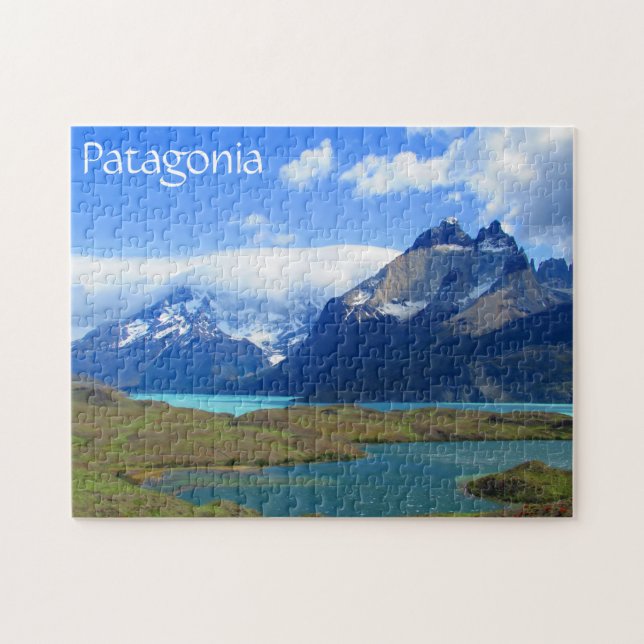 Quebra-cabeça águas de patagonia cuernos (Horizontal)