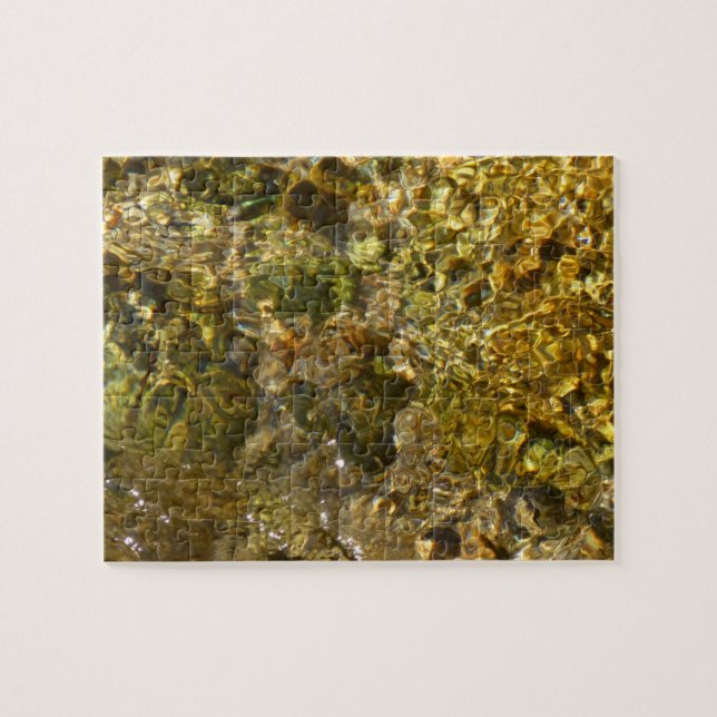Quebra-cabeça Águas do Rio Kaweah Natureza Abstrata (Horizontal)