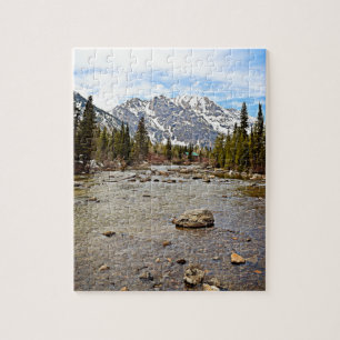 Quebra-cabeça Águas limpas da Montanha Rochosa - 8x10 - 110 pcs