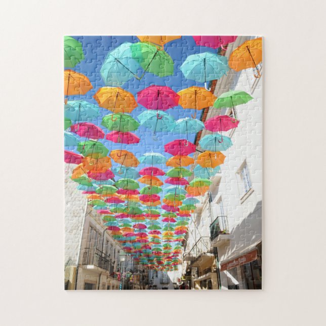 Quebra-cabeça Agueda Umbrella Sky-Portugal (Vertical)