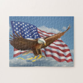 Quebra-cabeça Águia Bald Americano