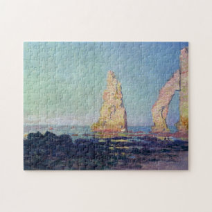 Quebra-cabeça Agulha de Etretat Low Tide Monet Fine Art