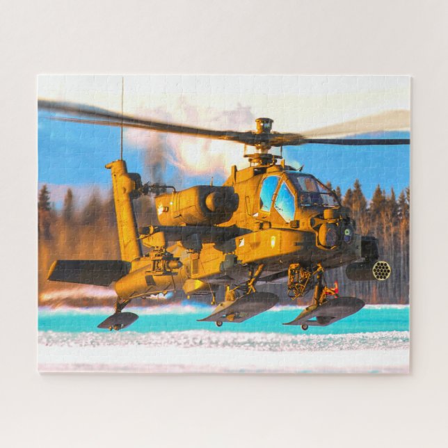 Quebra-cabeça AH-64E APACHE GUARDIAN (16x20 POLEGADAS) (Horizontal)