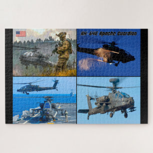 Quebra-cabeça AH-64E APACHE GUARDIAN (20x30 POLEGADAS)