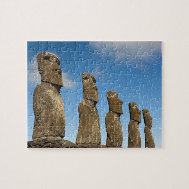 Quebra-cabeça Ahu Akivi, Rapa Nui, Ilha de Páscoa, Chile 2 (Horizontal)