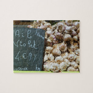 Quebra-cabeça Ail Violet French Garlic Photo