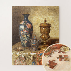 Quebra-cabeça Ainda com Cloisonné Vase,