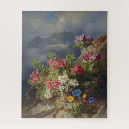 Quebra-cabeça Ainda com Flores Alpinas - Andreas Lach