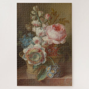 Quebra-cabeça Ainda com Flores - Cornelis van Spaendonck