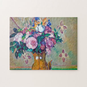 Quebra-cabeça Ainda com Flores, Paul Cezanne