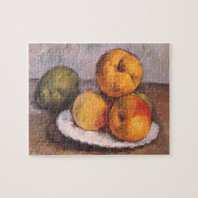 Quebra-cabeça "Ainda é a vida", "Maçãs", "Peras" de Paul Cezanne (Horizontal)