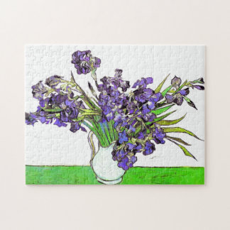 Quebra-cabeça Ainda Vase Violet Irrissa Van Gogh Belas Artes