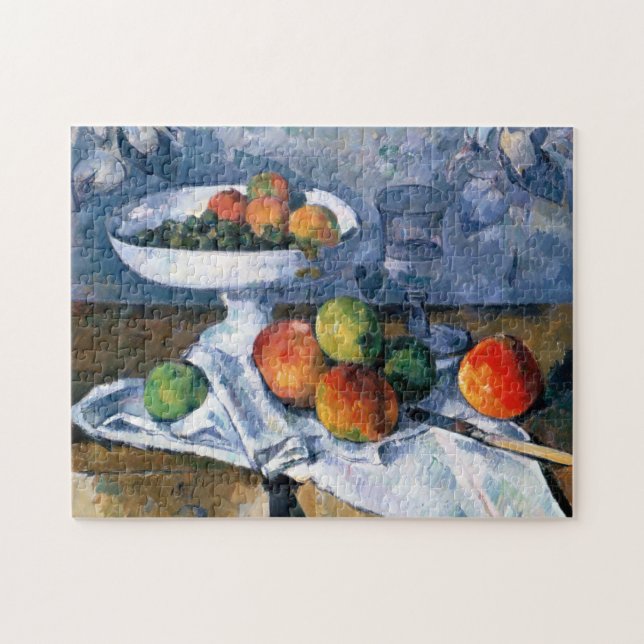 Quebra-cabeça Ainda vida com prato de fruta (Horizontal)