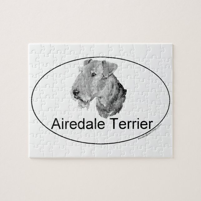 Quebra-cabeça Airedale Terrier Tipo Europeu (Horizontal)