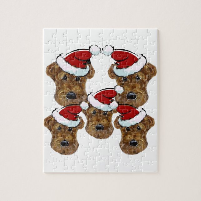 QUEBRA-CABEÇA AIREDALES DE NATAL (Vertical)