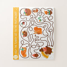 Quebra-cabeça Ajuda A Turquia Na Ação De Graças A Encontrar As C