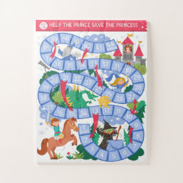 Quebra-cabeça Ajude O Príncipe A Salvar A Princesa Da Bruxa