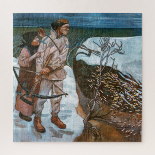 Quebra-cabeça Akseli Gallen-Kallela - Vingança de Joukahainen