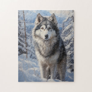 Quebra-cabeça Alaskan Malamute