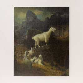Quebra-cabeça Albert Bierstadt Rocky Mountain Goats