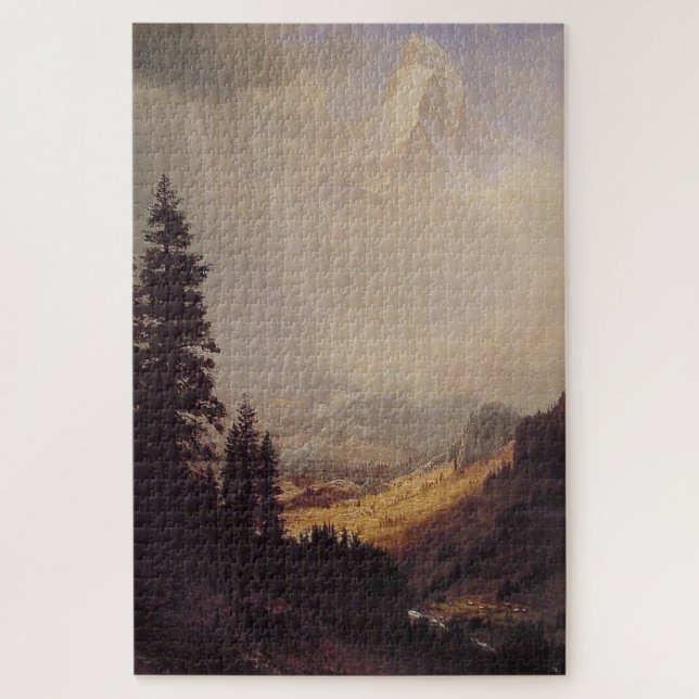 Quebra-cabeça Albert Bierstadt's Matterhorn, 1867 (Vertical)