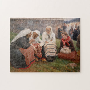 Quebra-cabeça Albert Edelsense - Mulheres Fora da Igreja