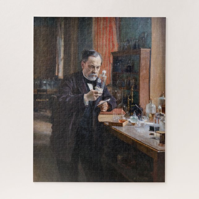 Quebra-cabeça Albert Edelsense - Retrato de Louis Pasteur (Vertical)