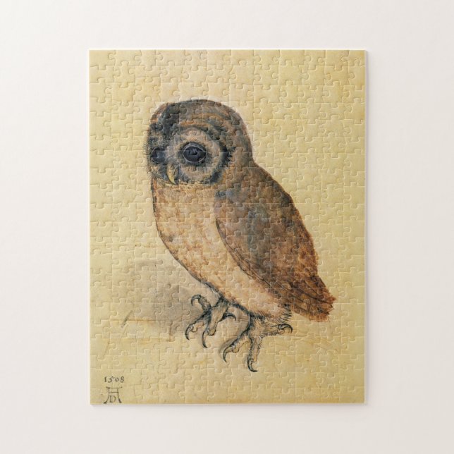 Quebra-cabeça Albrecht Durer, A Pequena Coruja (Vertical)