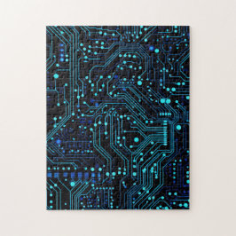 Quebra-cabeça Alça de ilustração do design do Conselho de circui