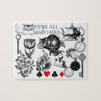 Quebra-cabeça alcaçuz clássico de cheshire em personagem de mara