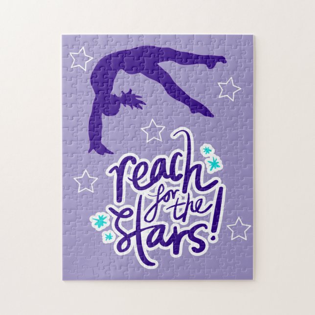 Quebra-cabeça Alcance para o Tumbling de Ginástica Estrelas (Vertical)