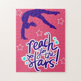 Quebra-cabeça Alcance para o Tumbling de Ginástica Estrelas