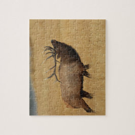 Quebra-cabeça alces do touro