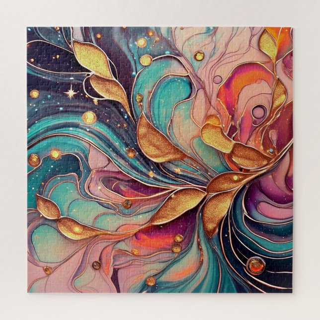 Quebra-cabeça Alcohol Ink Puzzle (Vertical)