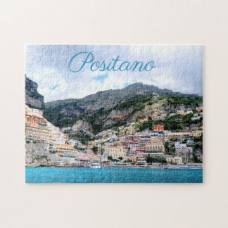 Quebra-cabeça Aldeia Colorida Positano na Costa Amalfi Itália