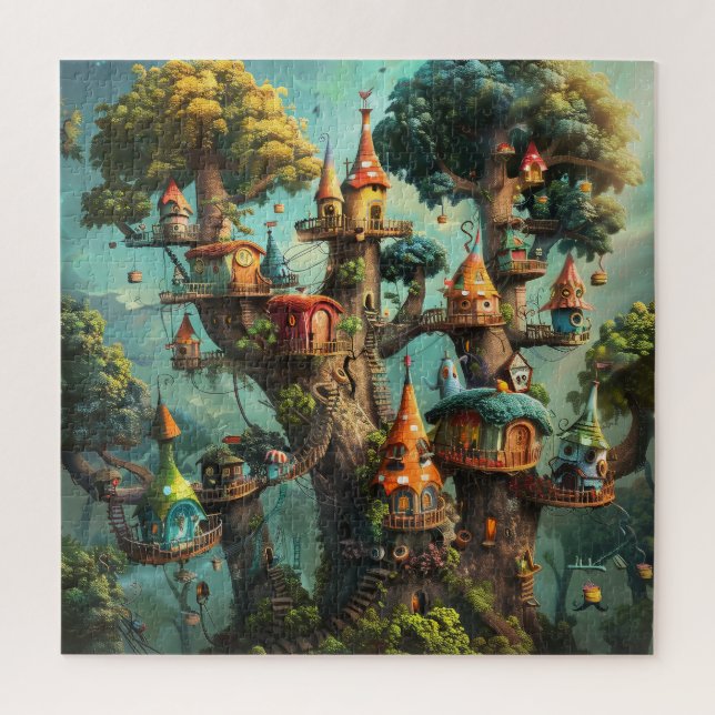 Quebra-cabeça Aldeia da Casa das Árvores (Vertical)