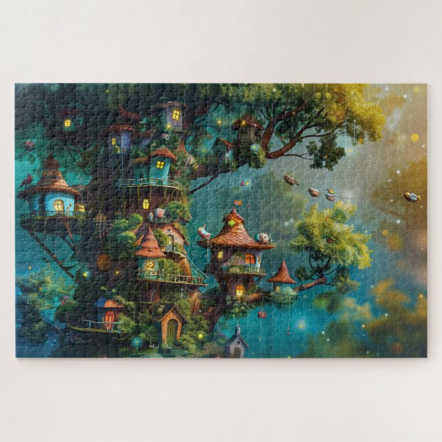 Quebra-cabeça Aldeia da Casa das Árvores (Horizontal)