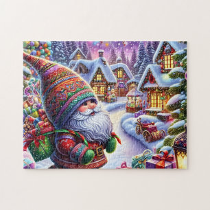 Quebra-cabeça Aldeia de Gnomos de Natal