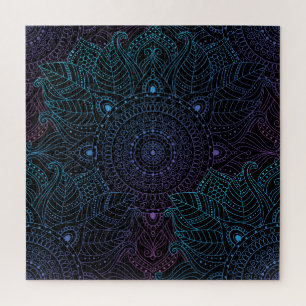 Quebra-cabeça Alegria Árabe: Magia Mandala Oriental